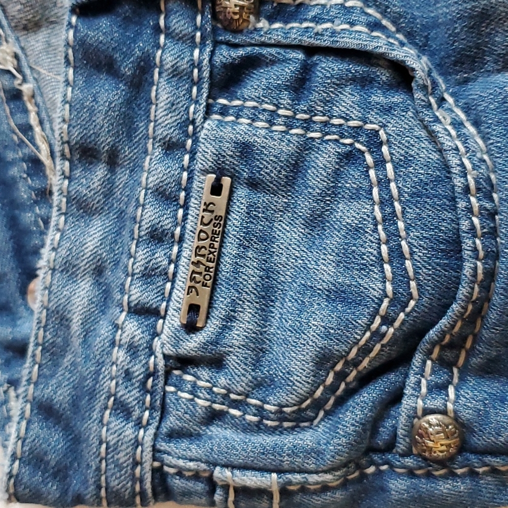 Express Rerock blue Jeans size 2 - Picture 3 of 6